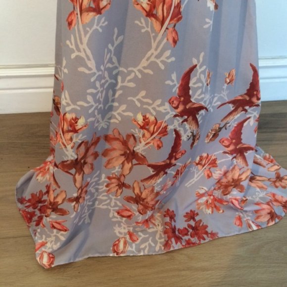 Hope & Ivy Printed Maxi Dress Size US12 - Picture 5 of 12